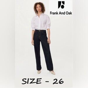 Frank & Oak, Women's The Courtney Loose Jeans - Black. Size: 26. NWT (1694)